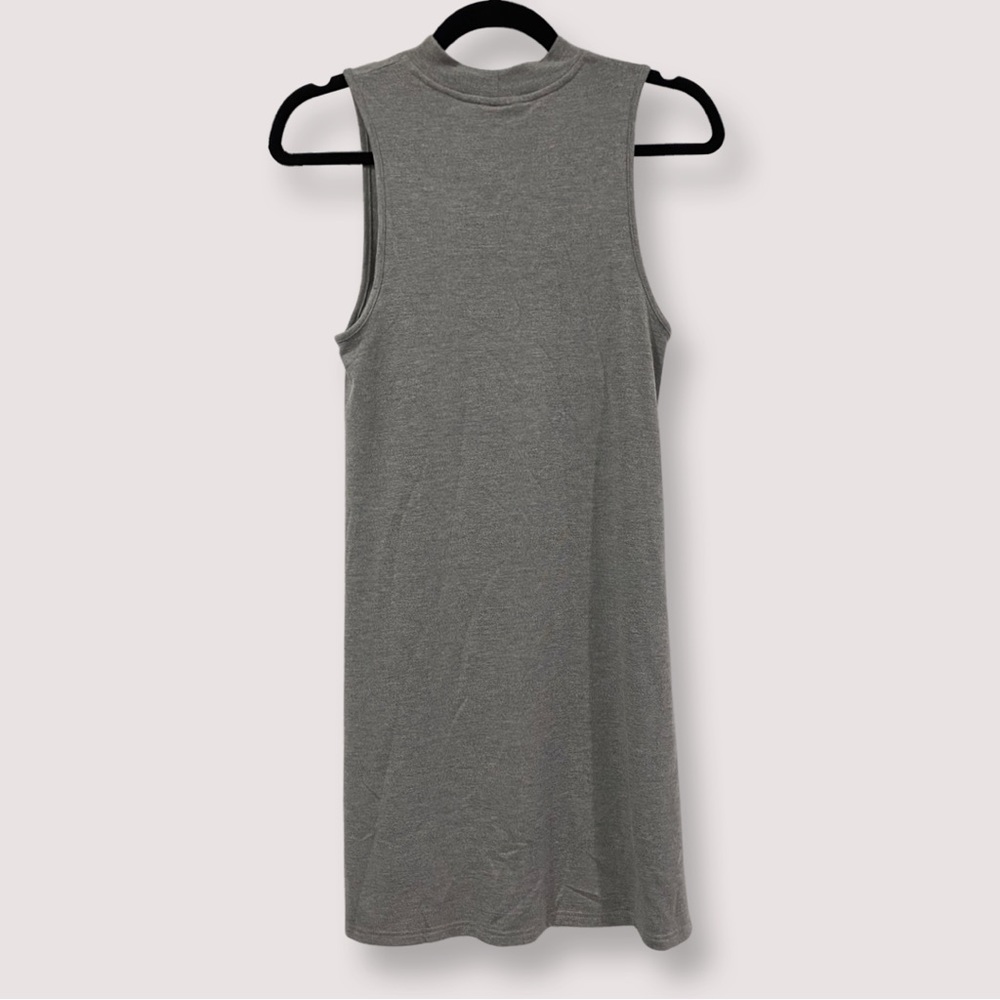 TOPSHOP Racer Back Style Casual Dress Grey